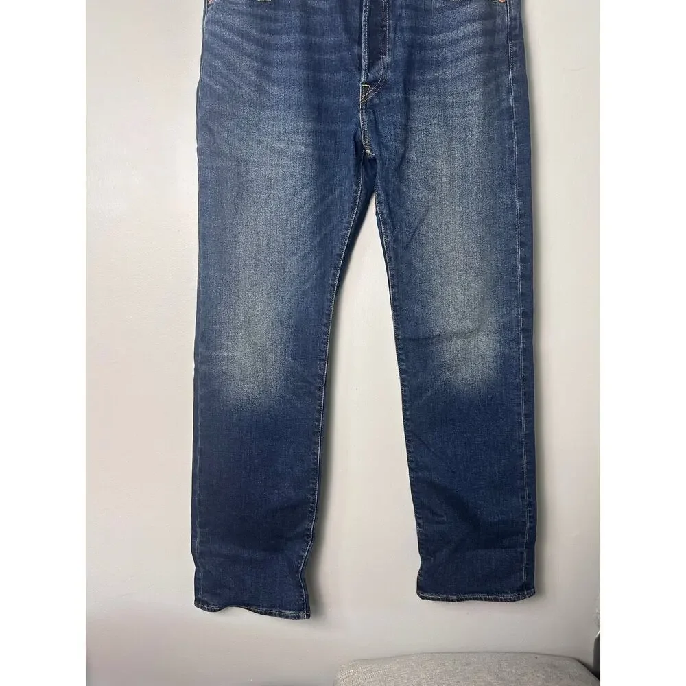NWT Levi's 501 Original Men's Jeans Dark Wash Straight Leg Denim Levis 33 x 32